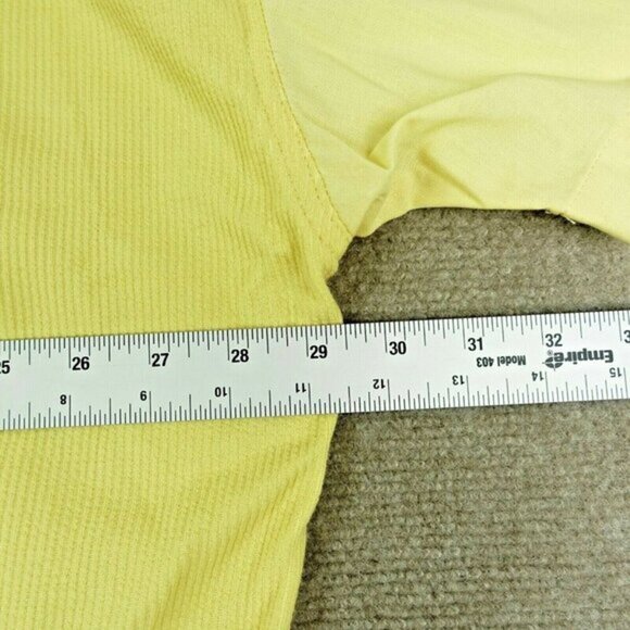 Kings Size  Men's Tall 3XL Short‎ Sleeve Polo Shirt  Yellow - Picture 5 of 5
